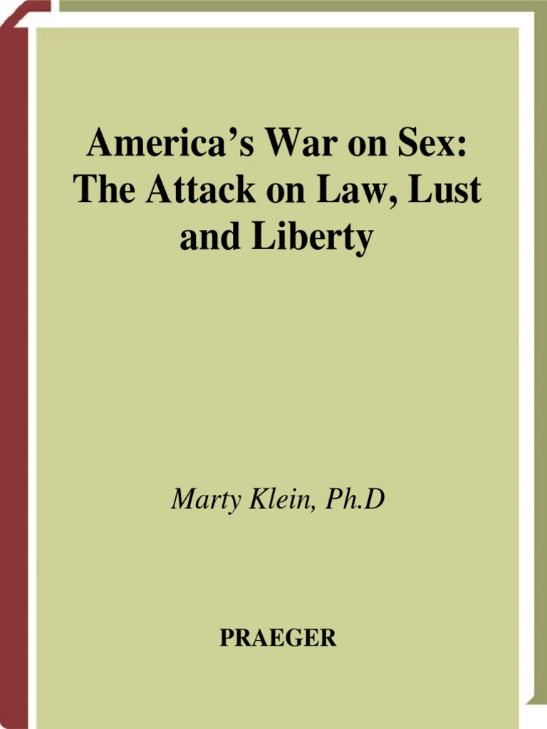 Americas War On Sex PDF