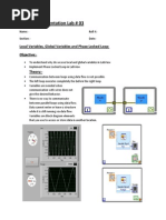 Instrumentation Lab # 03: Local Variables, Global Variables and Phase Locked Loop: Objective