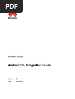 HUAWEI Module Android RIL Integration Guide-(V100R001_V3.4, English)