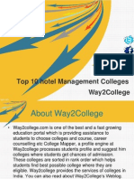 Top 10 Hotel Management Colleges