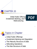 Ch. 20 - 13ed IPO, IBanking, Fin Restructuring