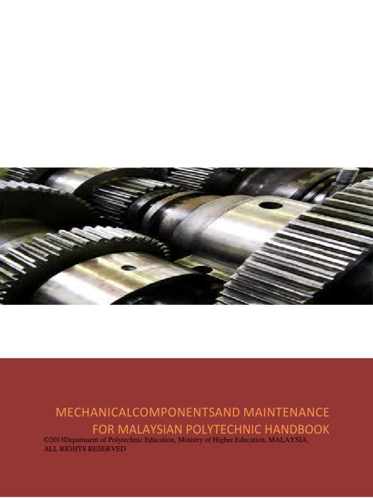 Mechanical Component and Maintenance | PDF | Personal Protective ...