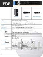 OptiPlex 740 TechSpecs