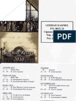 Lembah Karmel - Jadwal Retret 2010