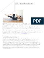 Pilates Reformer Classes - Pilates Formation Des Enseignants