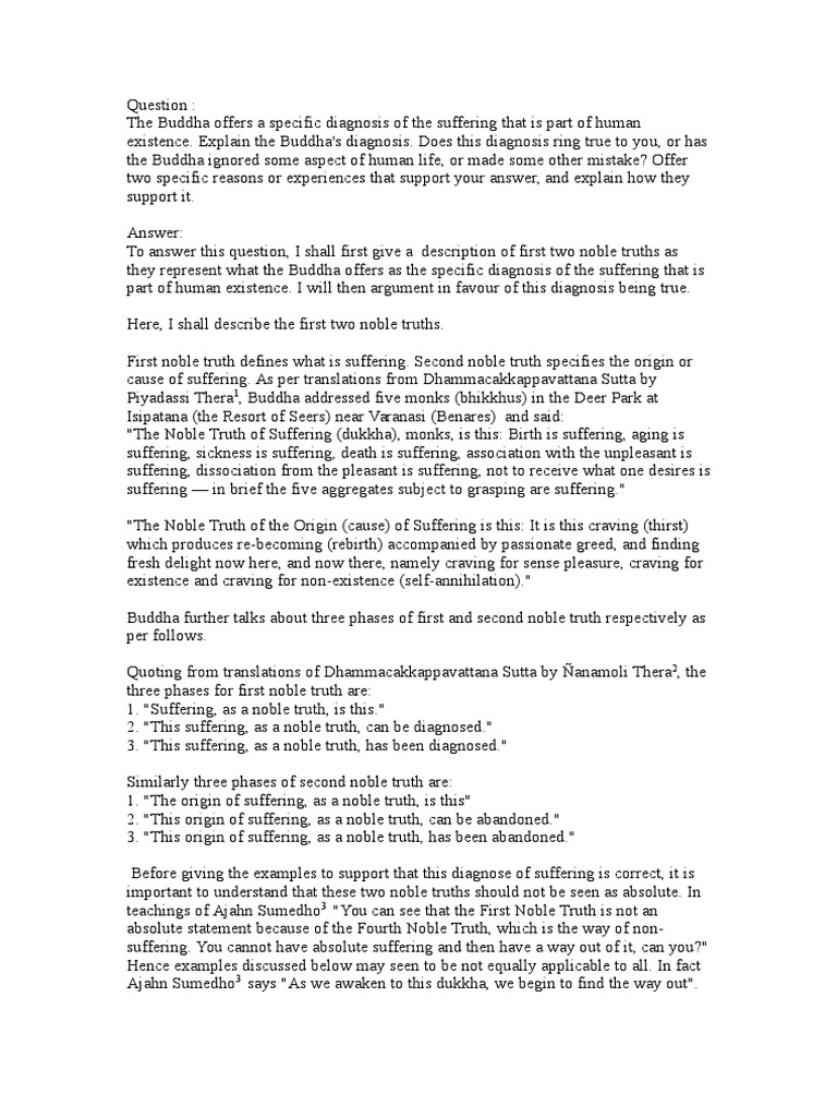 Buddhism all life is suffering image