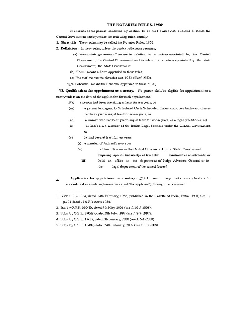 Notary Rules Notary Public Government Information
