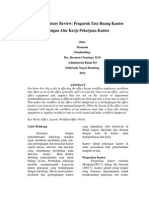 Literature Review Pengaruh Tata Ruang Kantor Dengan Alur Kerja Pekerjaan Kantor