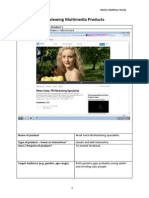 Reviewing Multimedia Products