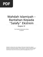 Download Wahdah Islamiyah - Bantahan Kepada Salafy Ekstrem - Bagian IV by Andrey SN25213268 doc pdf