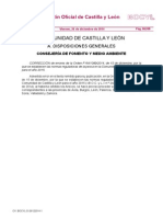 Normativa Pesca Castilla y León 2015 - Anexos Provinciales