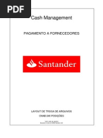 Pagamento a Fornecedores Layout CNAB 240 - V8