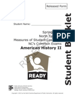 American History II Released NC Final Exam