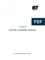 Technical Report Writing Guide
