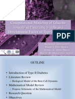 Computational Modeling of Glucose Toxicity in Pancreatic Β-cells