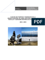 Plan de Uso Turistico y Recreativo de La PDF