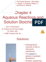 Aqueous Reactions and Solution Stoichiometry: Theodore L. Brown H. Eugene Lemay, Jr. and Bruce E. Bursten