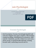 Forensic Psychologist