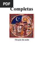Completas Oração da noite da Liturgia das horas ou Ofício Divino_semna