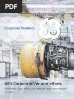 GE Corporate Venture Efforts