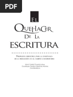 El Quehacer de La Escritura. Maria Ysabel Gracida. UNAM
