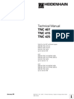 Technicak Manual TNC407 TNC415 TNC425
