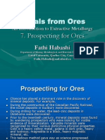 Prospecting For Ores