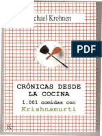 Michael Krohnen - Crónicas desde la cocina (1.001 comidas con Krishnamurti)
