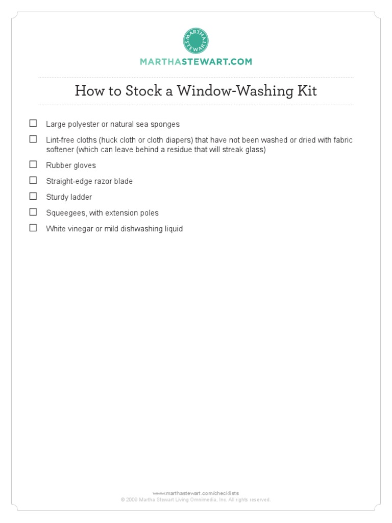Window Wash | PDF | Business | Technology & Engineering