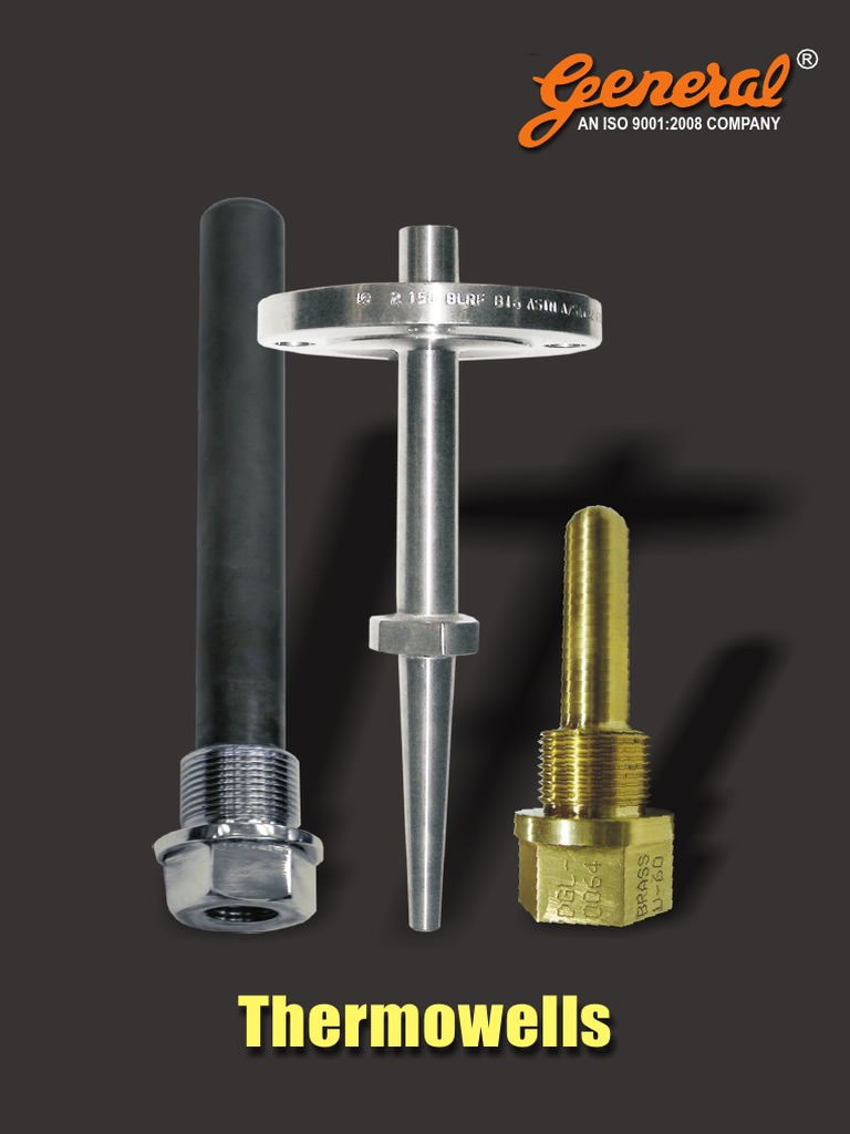 GI - Thermowell Catalogue | PDF | Stainless Steel | Pipe (Fluid Conveyance)