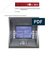 Pasos para Realizar La Transferencia Bancaria Desde Cajeros Automaticos 2.0