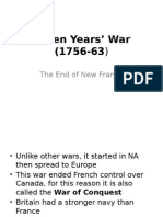 Seven Years War 1756-63