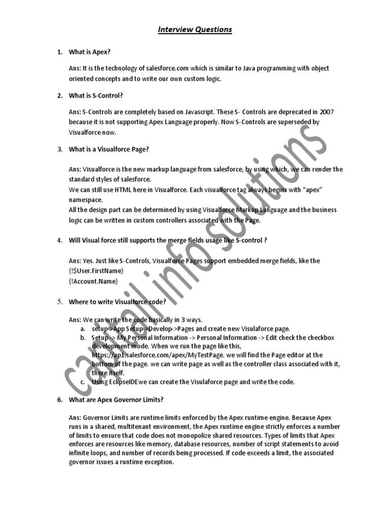 Interview+Questions Level+2+-+Final | PDF