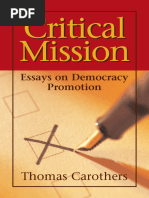 Download Critical Mission Essays on Democracy Promotion by Carnegie Endowment for International Peace SN25217598 doc pdf