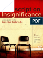 Castoriadis On Insignificance Dialogues
