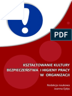 KsztaBatowanie Kultury BezpieczeDstwa I Higieny Pracy