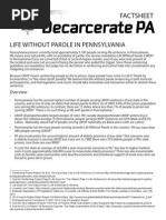 Life Without Parole in Pennsylvania