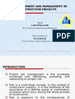 14552441 New Risk Assessment and Management in Construction Projectss Project Pres Ceg