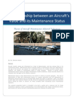 The Relationship Between An Aicrafts Value Its Maintenance Status v1 PDF