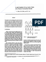 Design & Analisis of an Active Unity Power Factor Correction Circuit