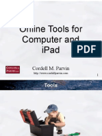 Online Tools For Computer and Ipad: Cordell M. Parvin