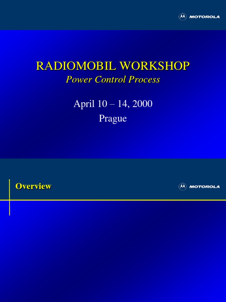 Radiomobil Power Control Workshop | PDF | Decibel | Radio Technology