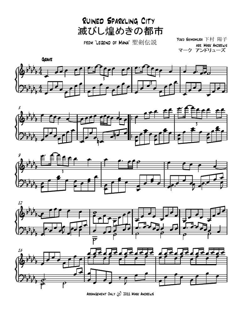 Ruined Sparkling City Legend Of Mana Pdf