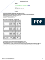 PV Power Estimate Information