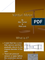 Venturi Meter: by Alex Turner & Mick Lock