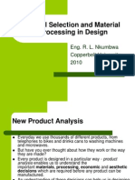 Lecture5 Materials Selection and Material Processing in Design