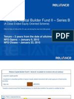 Presentation Reliance Capital Builder Fund II - Series B (1)