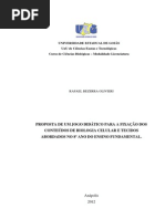 Proposta de Um Jogo Didatico Para Fixacao Dos Conteudos de Biologia Celular e Tecidos Abordados n