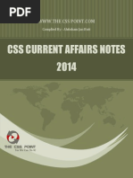 Download CSS Current Affairs Notes - 2014 by SajjadAli SN252243870 doc pdf