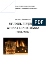 Studiul Pietei de Whisky Din Romania